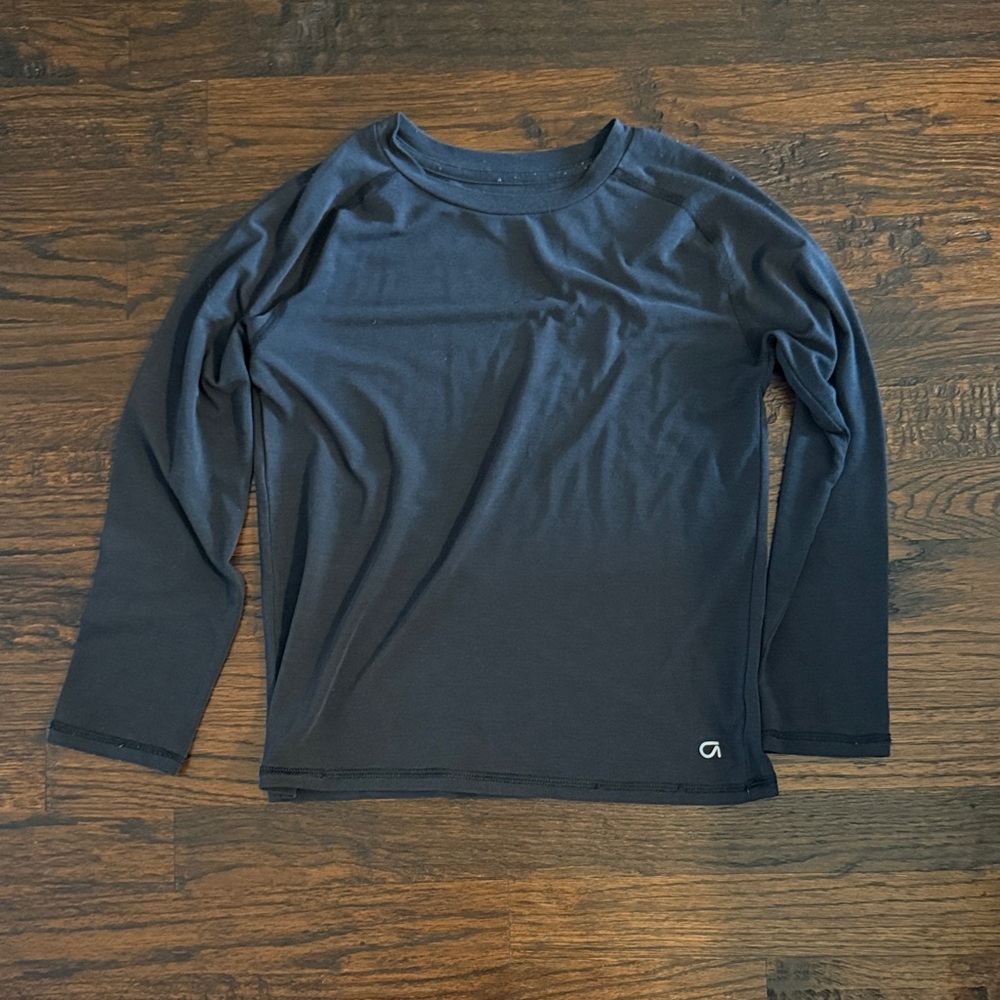 GAP Black GapFit Crew Neck Top
